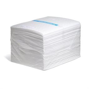 img 3 attached to 🛢️ New Pig Oil Mat: 100 Heavyweight Absorbent Pads with 28-Oz Absorbency per Pad, 15"x 20" - MAT403