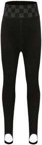 img 4 attached to 👖 Winter High Waist Fleece Lined Jeans Style Tights – HowJoJo Girls, Seamless Skinny Denim, Warm Leggings