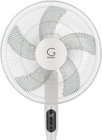 img 1 attached to 🌀 Genesis High Velocity 16 Inch DC Stand Fan - Super Silent Technology + Remote Control