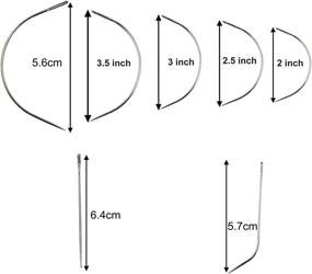 img 1 attached to Curved Needles Leather Repairing Modelling Sewing