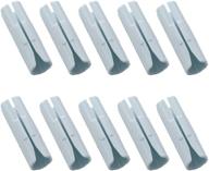 kasom bed sheet grippers fasteners: 10-piece blue clips to keep sheets snug logo