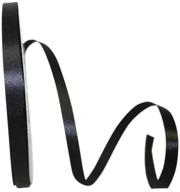 🎀 reliant ribbon satin supreme ribbon 3/8 inch x 100 yards - black: high-quality and versatile crafting ribbon logo