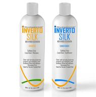 🧴 inverto silk keratin shampoo set: luxurious sulfate free solution for frizzy, damaged, and color treated hair - 2 x 360ml bottles, protects hair color, eliminates frizz logo