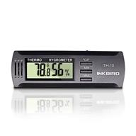🌡️ inkbird ith-10 digital thermometer hygrometer temperature humidity monitor for humidors, guitars, ukuleles, and mason jars. логотип