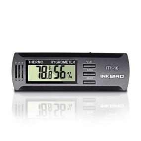 img 4 attached to 🌡️ Inkbird ITH-10 Digital Thermometer Hygrometer Temperature Humidity Monitor for Humidors, Guitars, Ukuleles, and Mason Jars.