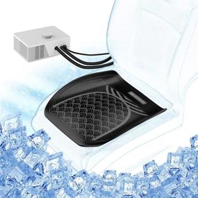 img 4 attached to Optimized Cooling Car Seat Cushion - 12V Automotive Seat Cover with Water Circulatory System for Summer Driving, Driver Seat Cushion with Intelligent Temperature Control for Auto Car Supplies(1 Pack)