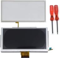 tomsin lcd touch screen glass digitizer replacement repair part for wii u gamepad logo