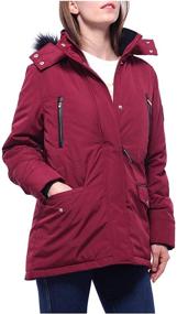 img 4 attached to Rokka Rolla Womens Hooded Removable Women's Clothing for Coats, Jackets & Vests