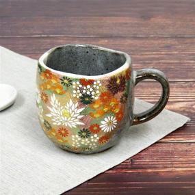 img 4 attached to ☕ Exquisite Kutani Yaki Ware Coffee Flower: A Masterpiece for Coffee Lovers