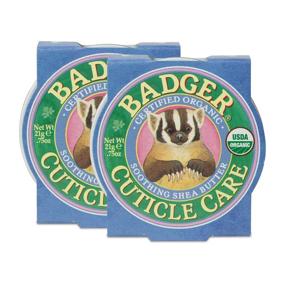 img 4 attached to 🦡 Badger - Cuticle Care Balm with Soothing Shea Butter, Certified Organic, Nourish and Protect Cuticles and Nails, Fingernail Care, Dry Splitting Cuticle Protection, 0.75 oz (2 Pack)