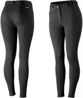 enhance your horse riding experience with horze active women's full seat breeches featuring silicone grip and convenient front pocket логотип