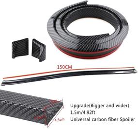 img 3 attached to Upgrade Universal Spoiler Tailgate Hatchback Exterior Accessories