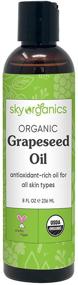 img 4 attached to 🍇 Grapeseed Oil by Sky Organics (8oz) – 100% Pure, Cold-Pressed & Natural – Ideal for Massage, Cooking, and Aromatherapy – Rich in Vitamins A, E, and K – Helps Reduce Wrinkles