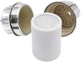 img 1 attached to 💦 15 Stage Shower Filter Cartridge 2-Pack: Eliminate Sediments, Chlorine, Heavy Metals Effectively