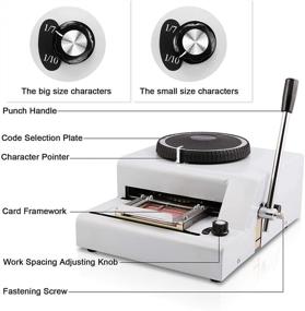 img 3 attached to Happybuy Embossing Machine Character Embosser