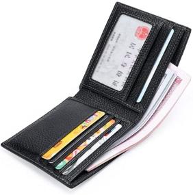 img 1 attached to Premium Business Vaccine Genuine Leather 👛 Wallet – A Stylish & Practical Accessory