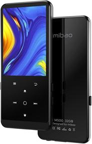 img 4 attached to 🎧 mibao 32GB MP3 Player with Bluetooth 4.2, FM Radio, 2.4" Screen, HiFi Sound - Supports up to 128GB, Including Earphone and Sport Armband