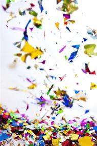img 4 attached to 🎉 Shiny Metallic Confetti in Bulk Jumbo Bag: Sparkly Rainbow Confetti. Created from Lightweight Shredded Foil to Add Glamour to Photoshoots, Birthdays, Engagements, and Surprise Parties.
