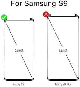 img 2 attached to 📱 (3-пакета) Защитное стекло для экрана Samsung Galaxy S9 с матрицей трехмерных изогнутых точек от FOVAL - с выравнивающим инструментом - дружественно кожуху.