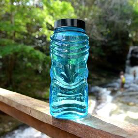 img 2 attached to 🌺 Kona Tiki Hawaiian Sports Water Bottle: Premium Leak Proof Wide Mouth - BPA/BPS Free & Eco-Friendly - 30oz / 900mL