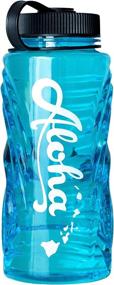 img 3 attached to 🌺 Kona Tiki Hawaiian Sports Water Bottle: Premium Leak Proof Wide Mouth - BPA/BPS Free & Eco-Friendly - 30oz / 900mL