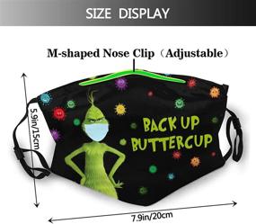 img 3 attached to Grinch Christmas Filters Adjustable Balaclava Outdoor Recreation