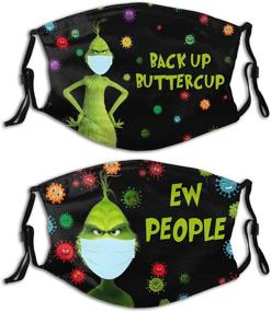 img 4 attached to Grinch Christmas Filters Adjustable Balaclava Outdoor Recreation