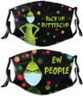 grinch christmas filters adjustable balaclava outdoor recreation logo