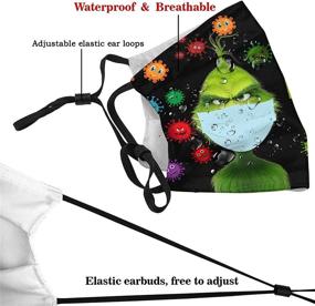 img 2 attached to Grinch Christmas Filters Adjustable Balaclava Outdoor Recreation