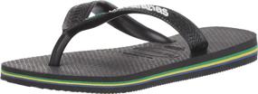 img 1 attached to 👞 Havaianas Brazil Flops: Stylish Sandals for Toddler Little Boys' Shoes