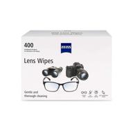 👓 400-count zeiss pre-moistened lens cleaning wipes, 6 x 5-inches: a clean vision solution! logo