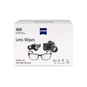 img 4 attached to 👓 400-Count Zeiss Pre-Moistened Lens Cleaning Wipes, 6 x 5-Inches: A Clean Vision Solution!