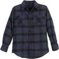 👕 gioberti sleeve plaid flannel coral boys' clothing: stylish tops, tees & shirts logo