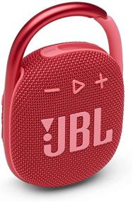 img 4 attached to JBL Clip 4 - Портативная мини-колонка с Bluetooth, мощным звуком, сильными басами, защитой IP67 от воды и 10 часами воспроизведения (восстановленная)