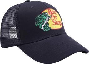 img 3 attached to 🎣 Adjustable Mesh Fishing Hat for Men & Women - Bass Pro Shop Trucker Baseball Cap for Running Outdoors