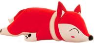 🦊 red plush fox stuffed animals toys, hugging animal pillows dolls - 13 inches logo