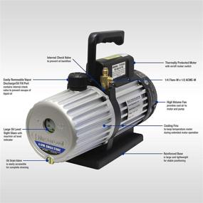 img 3 attached to 💪 Powerful and Reliable: MASTERCOOL 6 CFM Single Stage Vacuum Pump (Model 90066-B)