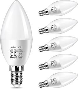 img 4 attached to 💡 E12 LED Candelabra Light Bulbs - High Brightness 40 Watt Equivalent