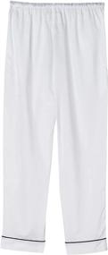 img 1 attached to Classic Luxe Pajama Medium White