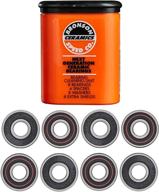 🛹 bronson speed ceramic skateboard bearings with cleaning unit, spacers, washers, and extra shields логотип