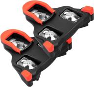 🚴 thinvik bike cleats: spd cleat with 6 degree float - locking cycling pedals cleat for shimano sh-11 spd-sl system pedals & shoes. ideal for road bike indoor & outdoor cycling logo