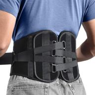 🔥 freetoo lower back pain relief braces with 4x stronger support - 2-piece back support belt featuring pulley system for men/women at work - anti-skid waist support for sciatica (size s) логотип