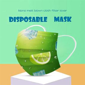 img 1 attached to Fruit Disposable Face_Masks Summer Adults