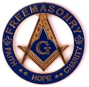 img 1 attached to 🔹 Hope Faith and Charity Masonic Auto Emblem Car Decal