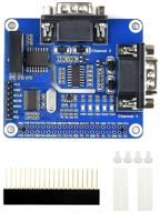 расширитель waveshare 2-channel isolated rs232 hat для raspberry pi sc16is752+sp3232 с защитными цепями, изоляцией питания, магнитной изоляцией adi и tvs-диодом логотип