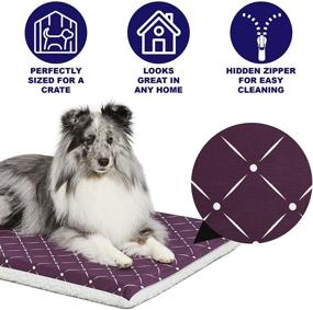 img 3 attached to 🐶 Metal Crate-Compatible Dog Bed with Removable Cover – Paxton Series