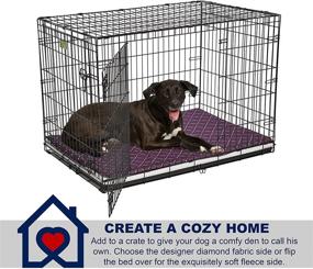 img 2 attached to 🐶 Metal Crate-Compatible Dog Bed with Removable Cover – Paxton Series