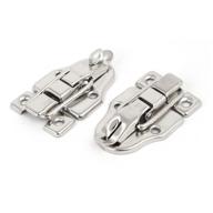 🔒 pack of 2 metal spring loaded latches catch toggle hasp for wood box toolbox cabinet – uxcell a16122100ux0414 логотип