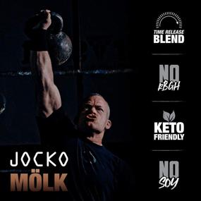 img 1 attached to 🥛 Jocko Mölk: Grass-Fed Whey Isolate Protein Powder with Chocolate Flavor - Sugar-Free Monkfruit Blend - Amino Acids and Probiotics - 31 Servings - 2 Pounds