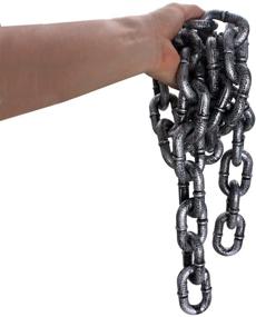 img 3 attached to 👻 Spooktacular HAZOULEN 6-Foot Long Plastic Halloween Chain Costume Prop: The Ultimate Decoration for a Hauntingly Good Time